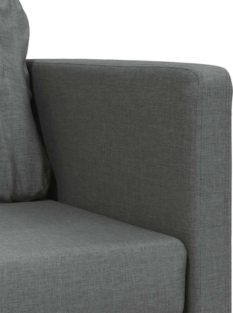 vidaXL Bodensofa mit Schlaffunktion Dunkelgrau 112x174x55 Produktbild 2