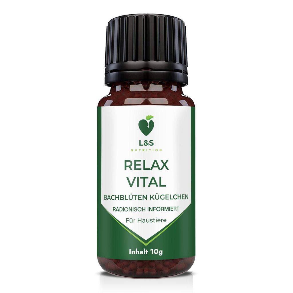 LS & C Nutrition | Relax Vital Kügelchen | Für Haustiere | Ergänzungsfuttermittel