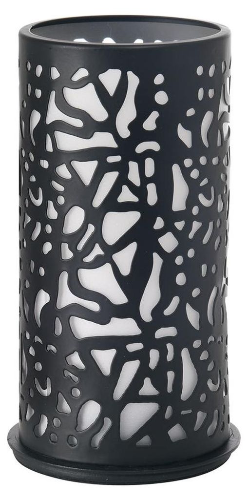 Duni bougeoir métal Twist Black look métal 140 x 75 mm Image du produit 