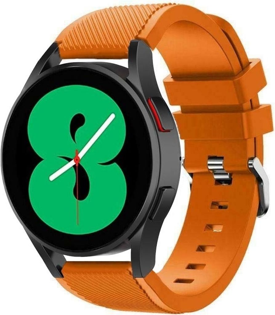 Strap-it Samsung Galaxy Watch 4 - 40mm Silikonarmband (Orange)