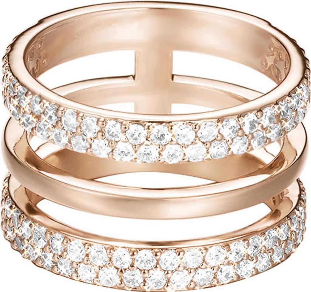 Esprit Damen Ring Edelstahl Rosé JW52896 Zirkonia Produktbild 