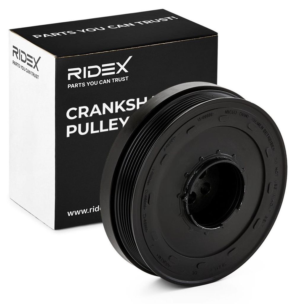 RIDEX 3213B0205 Riemenscheibe Kurbelwelle für BMW 3 Touring (E91) 168mm