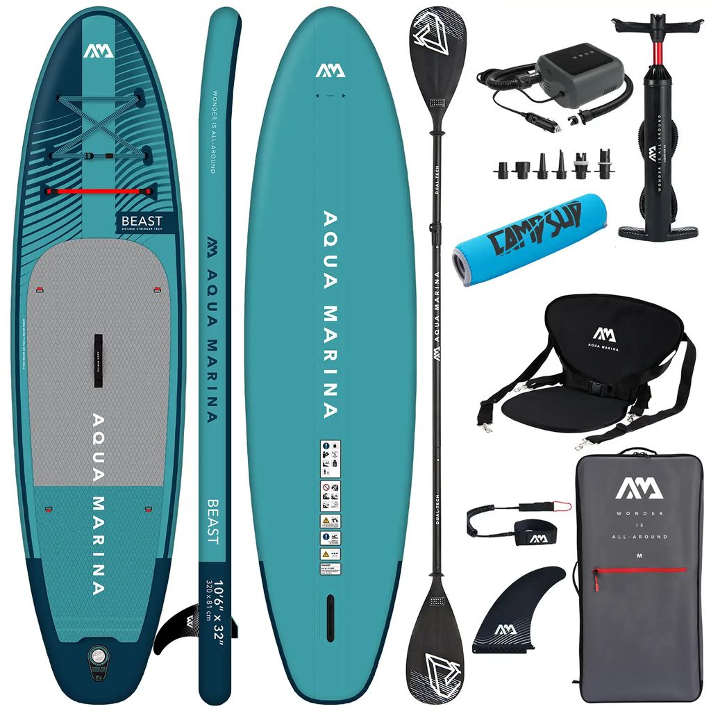 Aqua Marina Beast 10'6" Aqua Splash SUP board BT-23BEP + SUPER COMBO