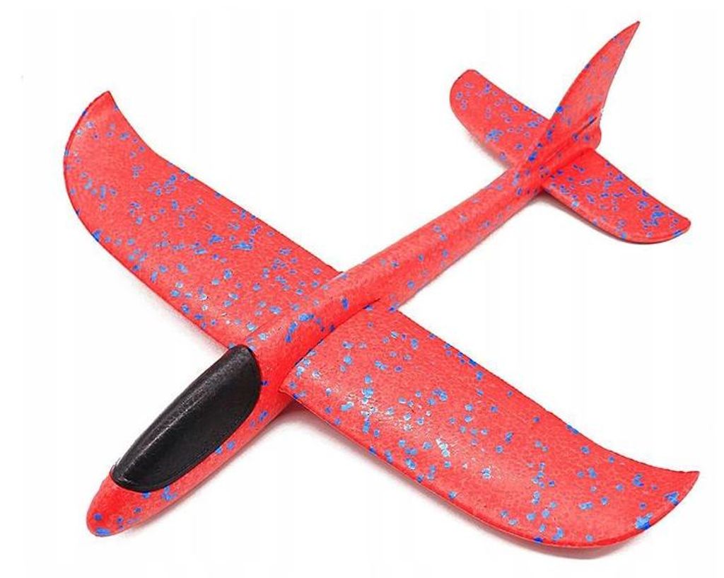 Verk 18219 Aeroplano da lancio in schiuma 37 cm rosso Immagine del prodotto 