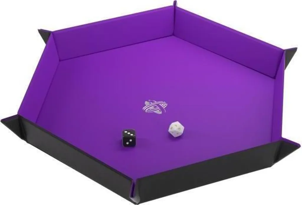 Piste à dés hexagonale magnétique : ne perdez plus vos dés sous la table