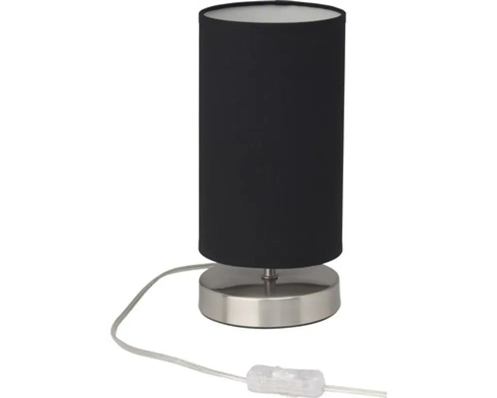 Lampe de Chevet Noire Moderne avec Abat-jour Textile pour Chambre E14 - 9