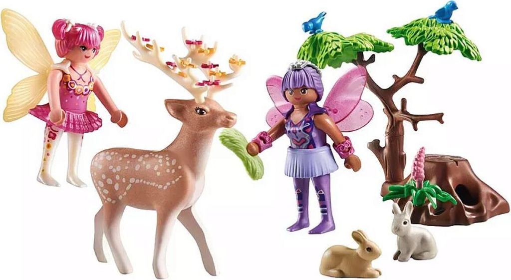 PLAYMOBIL Feen mit süssen Waldtieren, 4 Jahr(e), Produktbild 