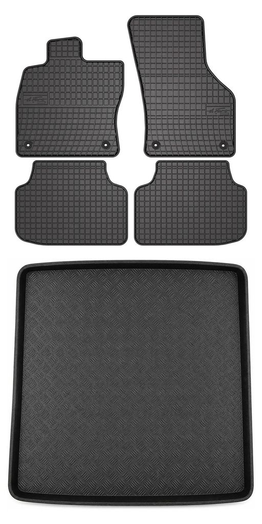 Gummimatten + Kofferraumwanne für Skoda Octavia IV 2020- Produktbild 