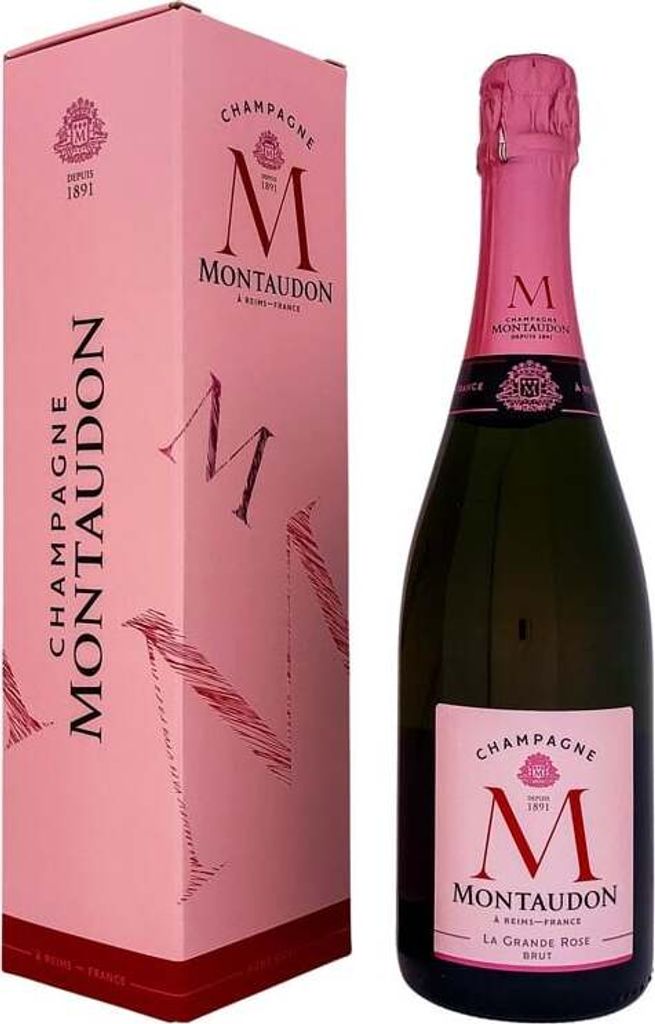 Montaudon Rose Brut + Box 750ml 12 % Vol. Produktbild 