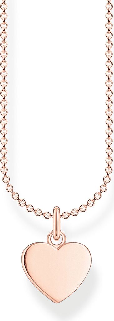 Thomas Sabo Herzkette für Damen aus rosévergoldetem 925er Produktbild 