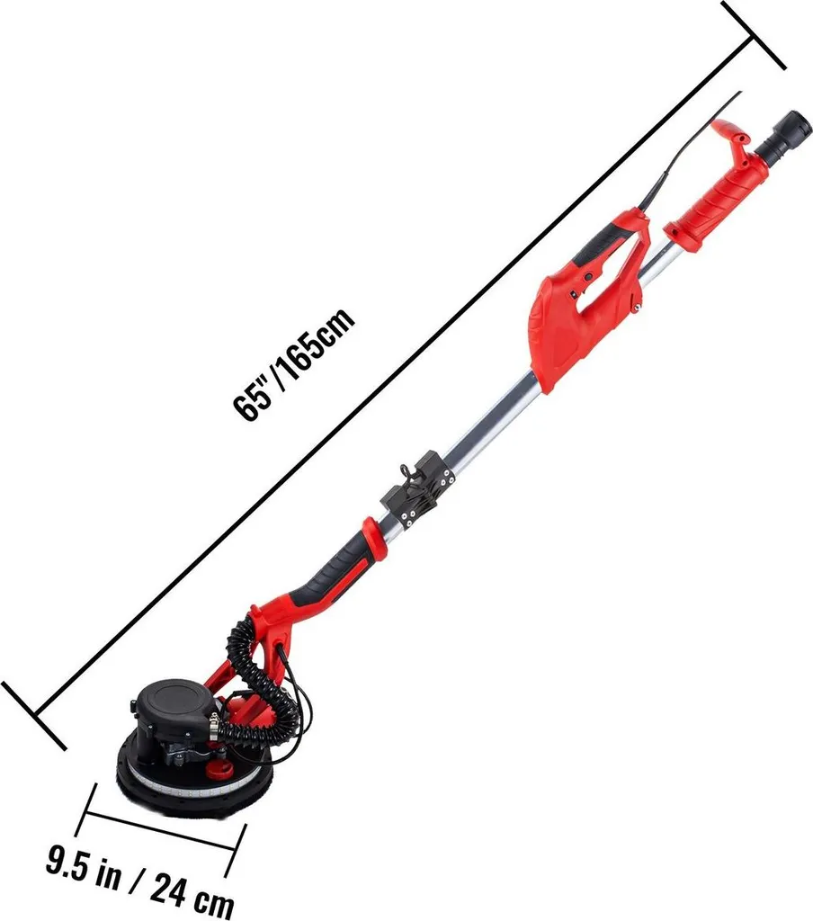 Ponceuse girafe électrique pour plaques de plâtre 750W à vitesse variable - 8