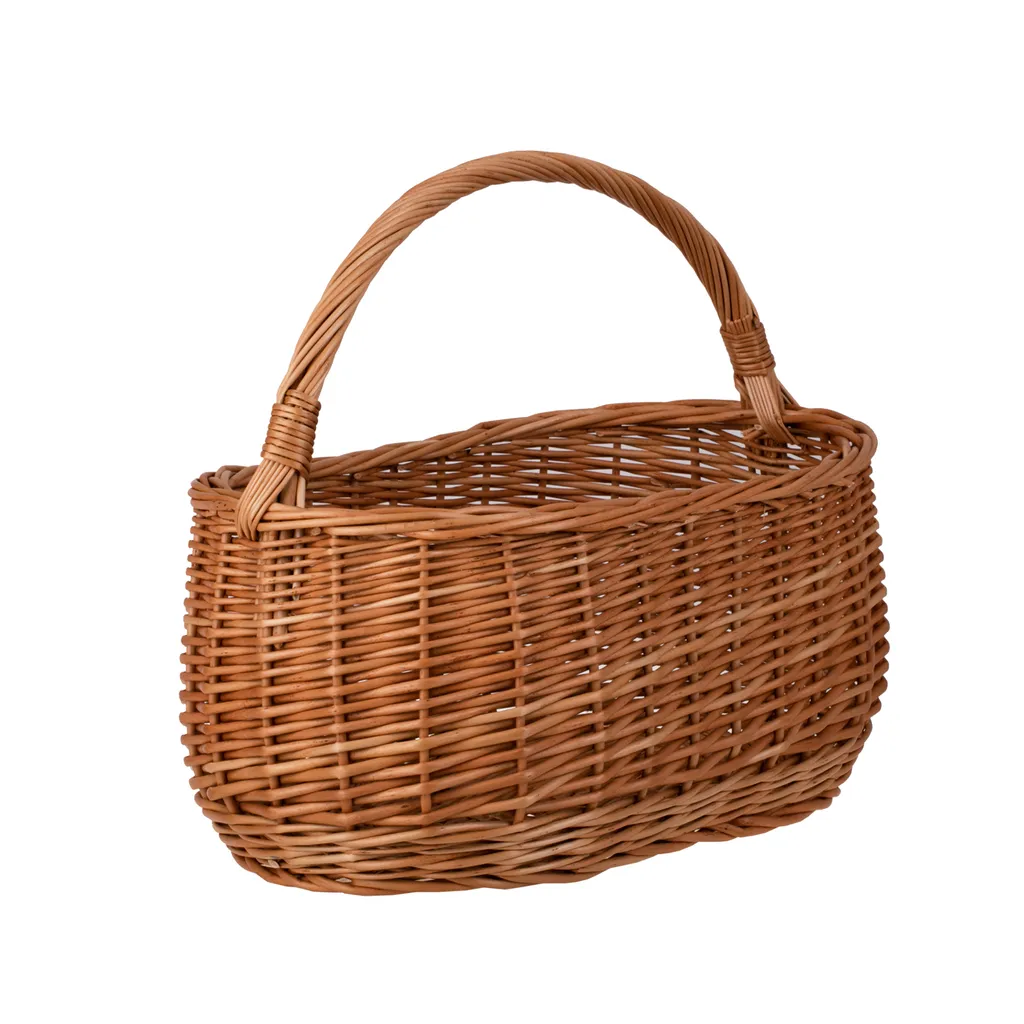 Panier à provisions en osier 41x25cm - Cabas tressé modèle Ref-41