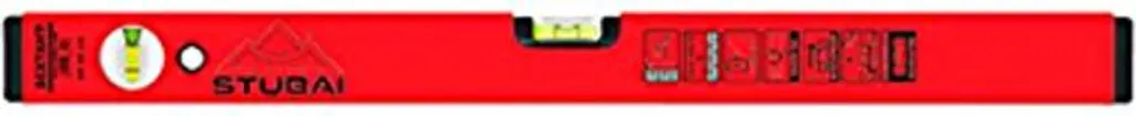 Niveau de précision 800 mm Stubai ALU AKTION rouge avec corps rigide