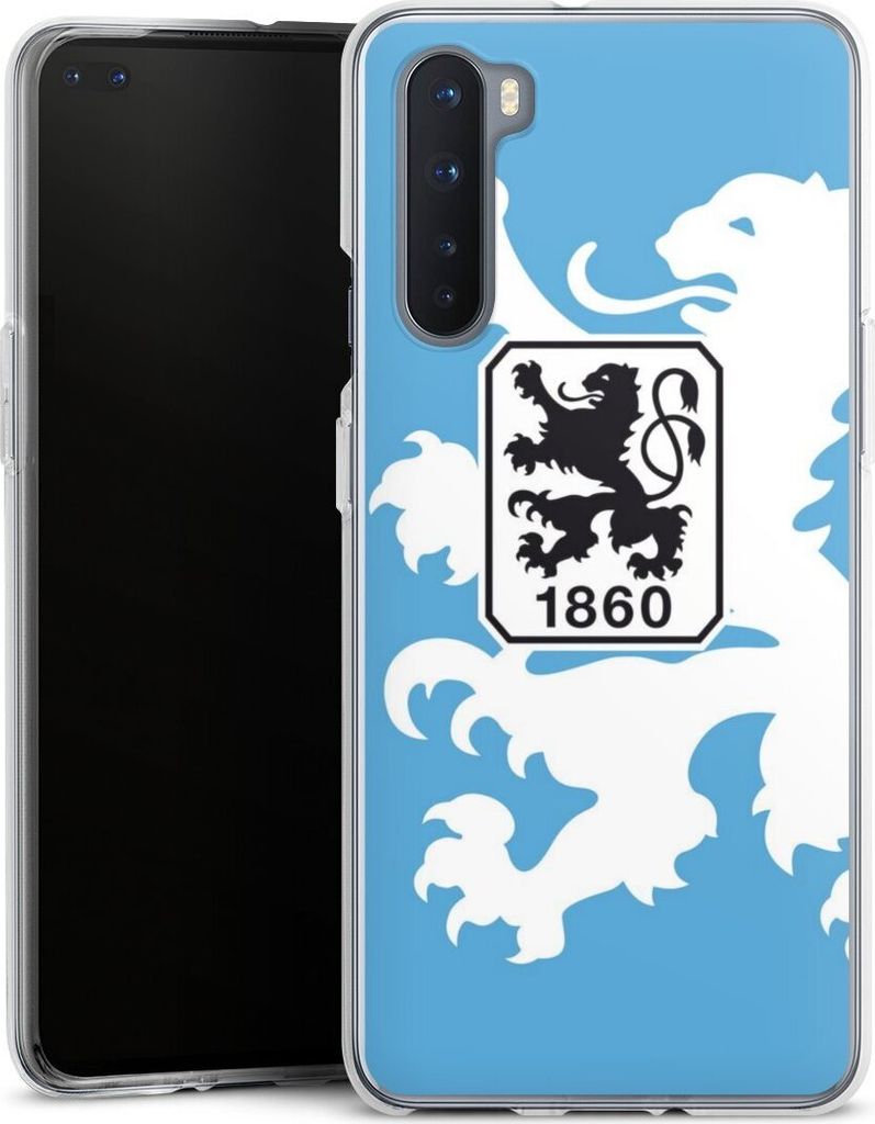 DeinDesign Handyhülle für OnePlus Nord Silikon Hülle Case Smartphone Schutzhülle Offizielles Lizenzprodukt TSV 1860 München Wappen