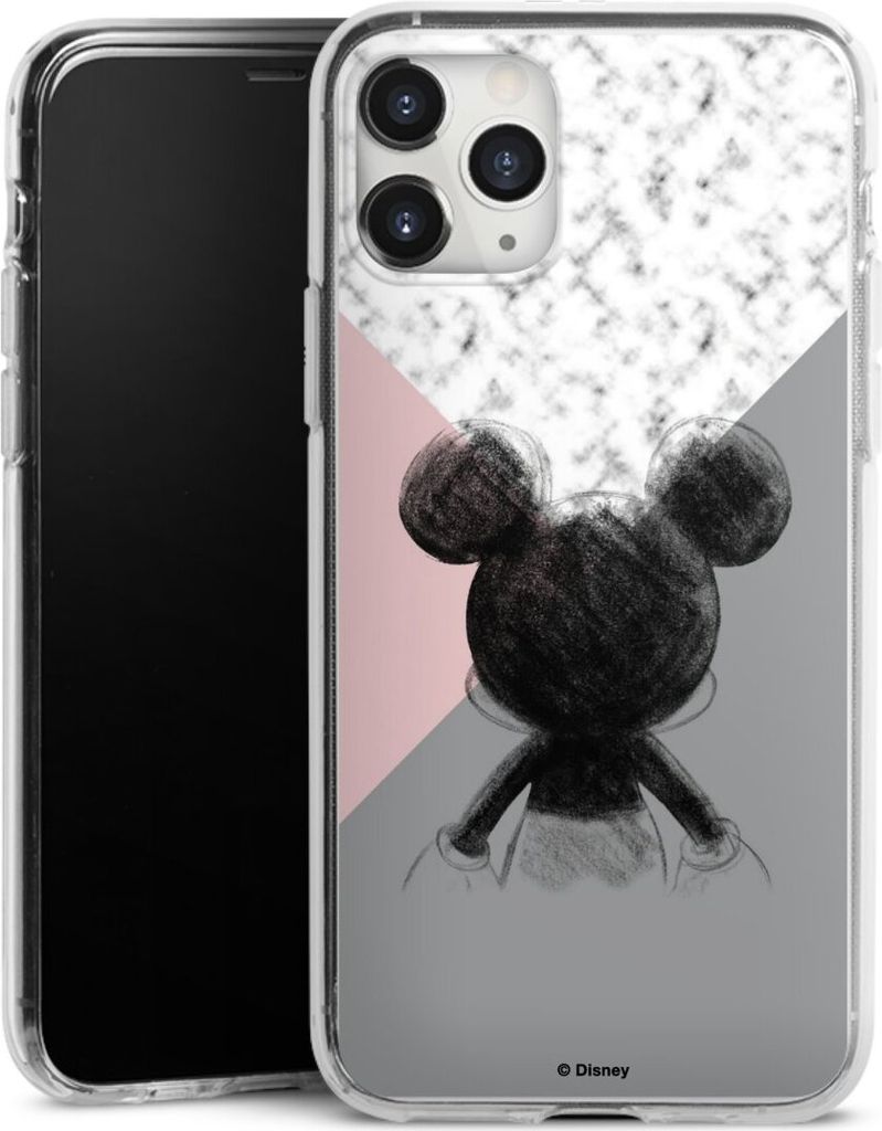 DeinDesign Handyhülle für Apple iPhone 11 Pro Max Silikon Hülle Case Smartphone Schutzhülle Disney Marmor Mickey Mouse