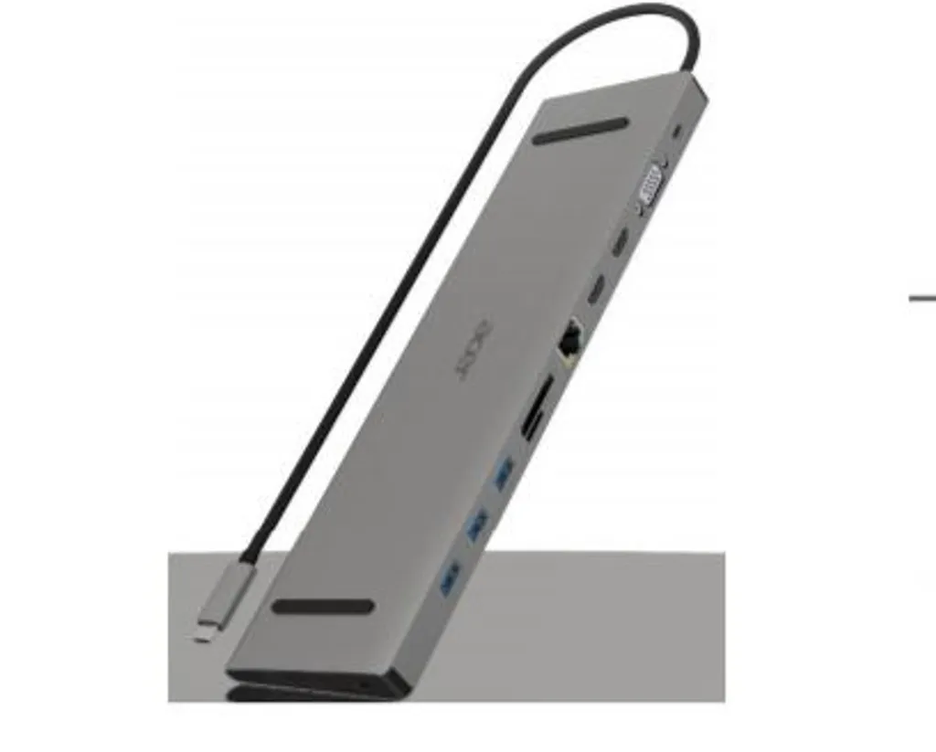 Plus de Ports avec la Station d'accueil Acer Type-C ACG-DCK-C1 USB-C Hub