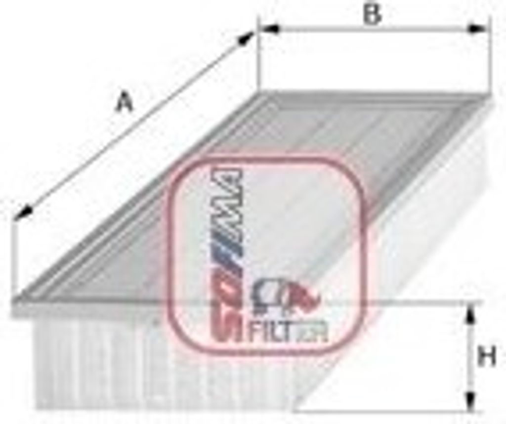 Luftfilter SOFIMA S 3324 A für RENAULT ESPACE III (JE0) Filtereinsatz