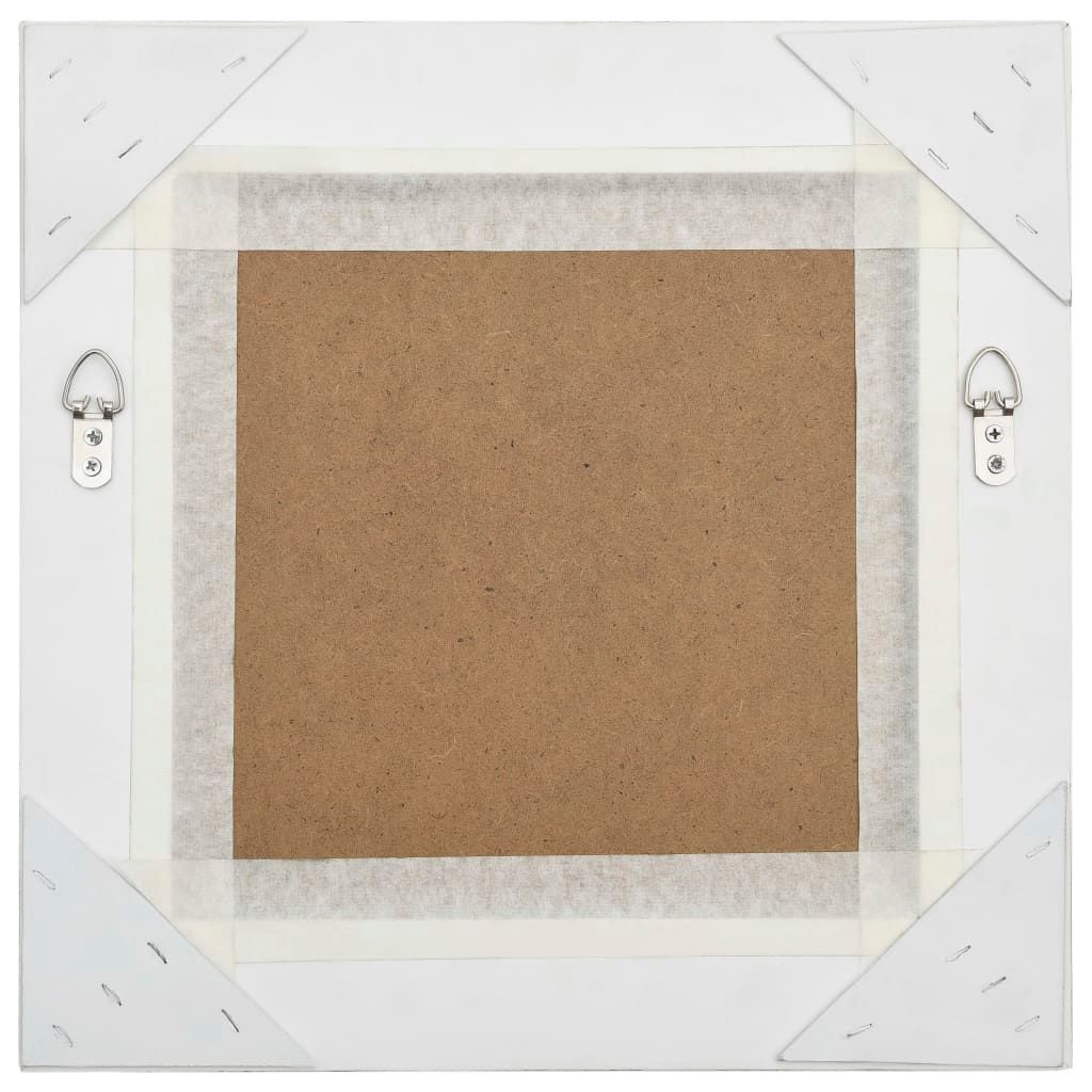 vidaXL Wandspiegel im Barock-Stil 40x40 cm Weiß -  Spiegel Produktbild 5