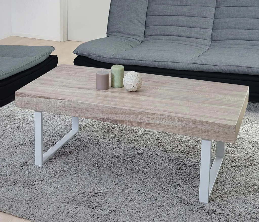 Tavolino Basso Kos T576 40x110x60 Rovere - Arredo Salotto Industriale
