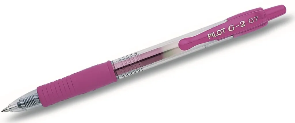 Pilot 001486 Roller à encre rose - Stylo bille précision pointe moyenne - 4