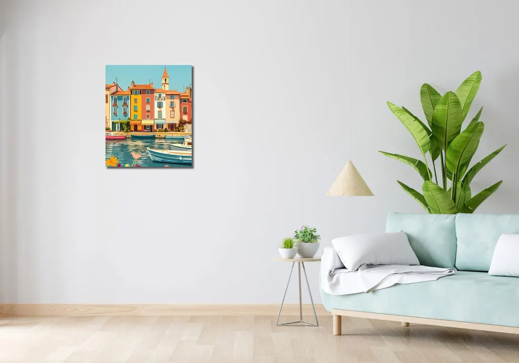Image Côte multicolore 50x60 cm - Habillez vos murs blancs vides