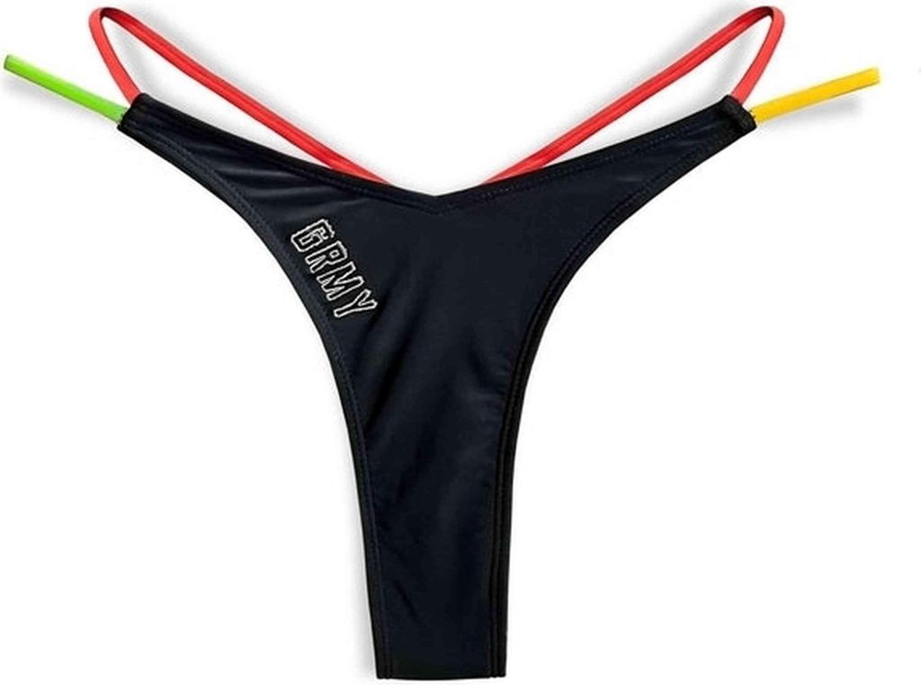 Grimey The Toughest Bikini-höschen Schwarz M Frau Schwarz M
