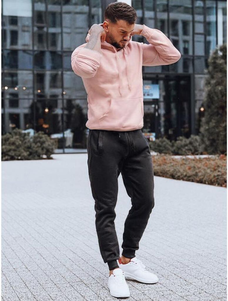 Dstreet Trainingsanzug für Männer Kerillon pink-schwarz XL
