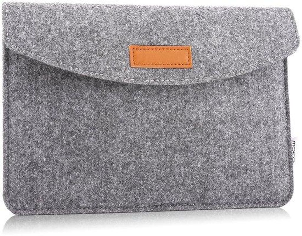 Vilten beschermhoes für 6-8 Zoll E-Reader - Lichtgrau, inkl. Paperwhite und Signature Edition