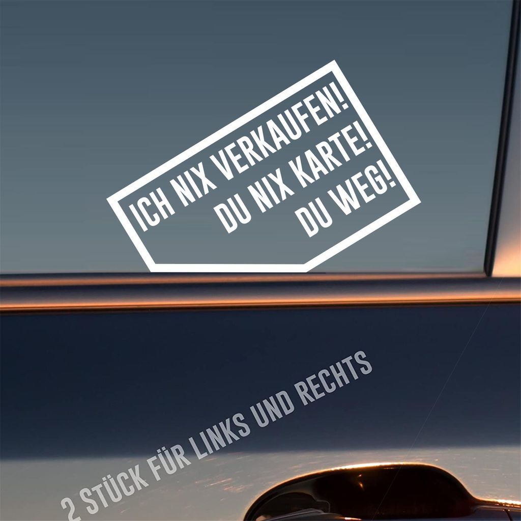 2 Stk.Aufkleber, Nix Export Nix Verkauf In 4675 Weibern For €7.00 For - Foto 3