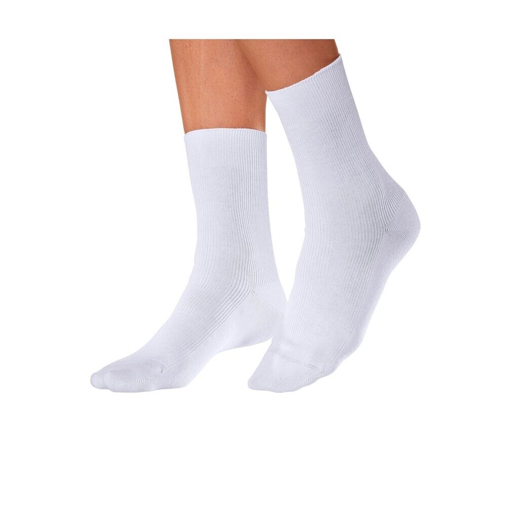 10 Paar Arztsocken weiß – 100% Baumwolle Herren & Damen Gr. Produktbild 3