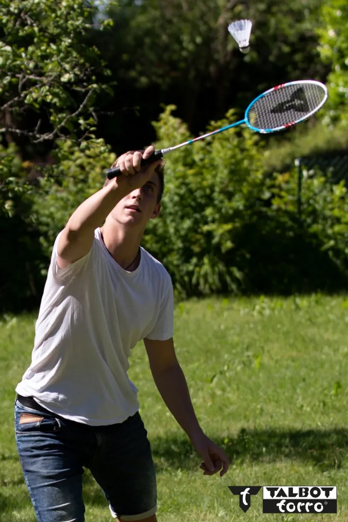 Ensemble de Badminton Complet 4 Joueurs avec Filet et Poteaux Voyou - 4