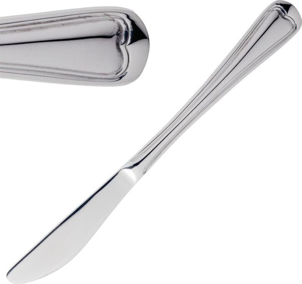 Amefa Elegance Dessertmesser - 12 Messer - Edelstahl