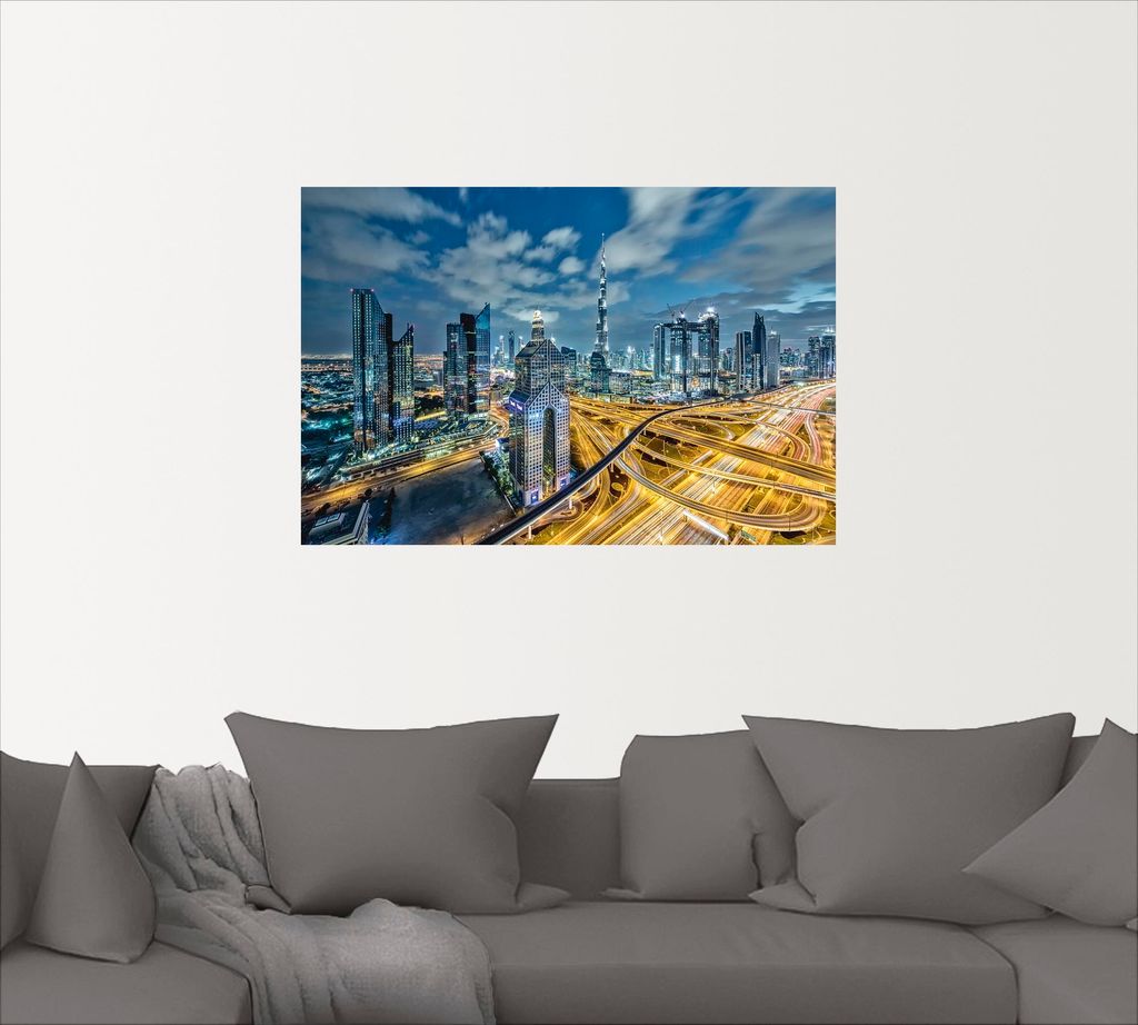 ARTland Wandbild, selbstklebend Dubai III Größe: 120x80 cm