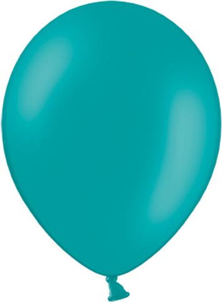 Luftballons 23cm, Pastelltürkis (1 Packung / 100 Stück)