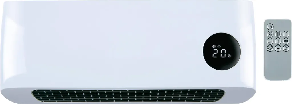 Chauffage Mural 2000W ALPINA : Fini le Froid avec Télécommande Incluse