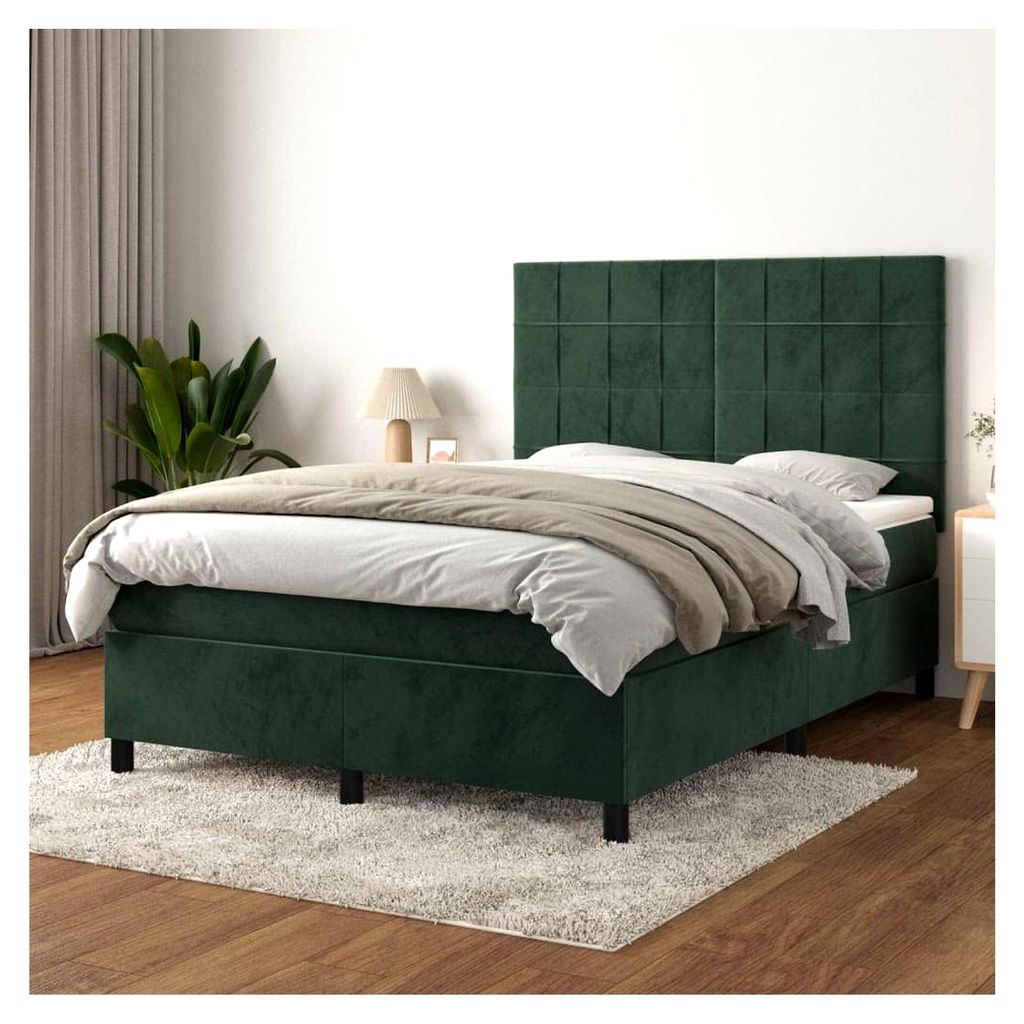 Lattenrost für Bett und Matratze, 140 x 200 cm, Dunkelgrün