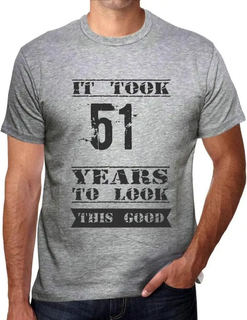 Herren Grafik T-Shirt Es hat 51 Jahre gedauert um so gut auszusehen – It Took 51 Years To Look This Good – Geschenk 51. Geburtstag Jahrestag 51...