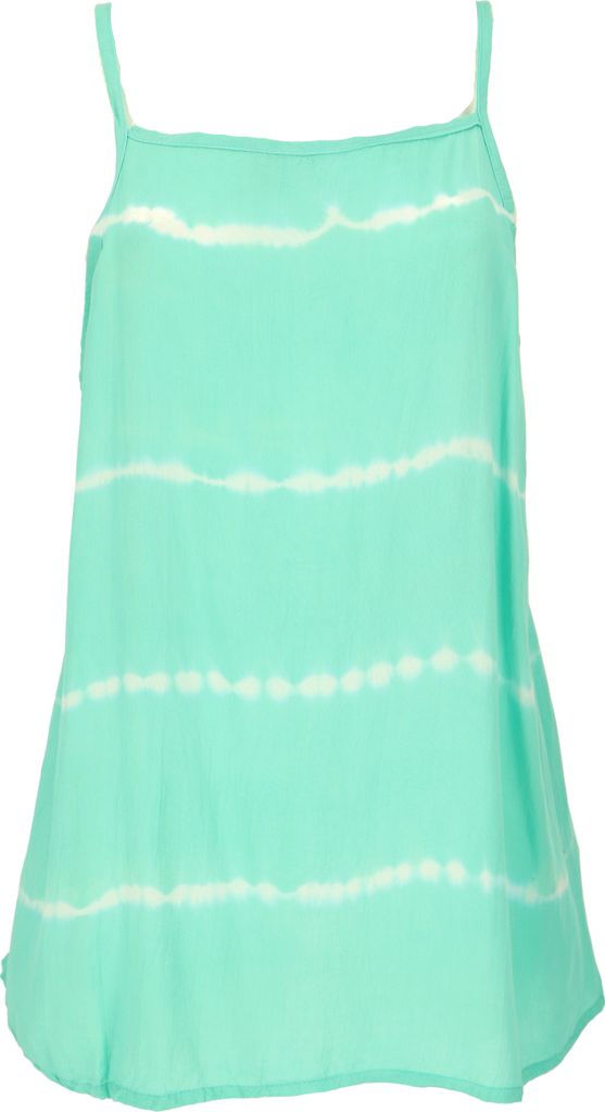 Rückenfreies Sommertop, Batiktop, Träger Top - Mintgrün, Damen, Viskose, Tops & T-Shirts