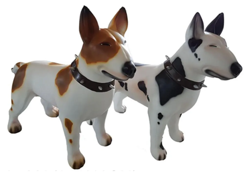 Sculpture Chien XXL 85x116 cm - Décoration Design Légère et Incassable