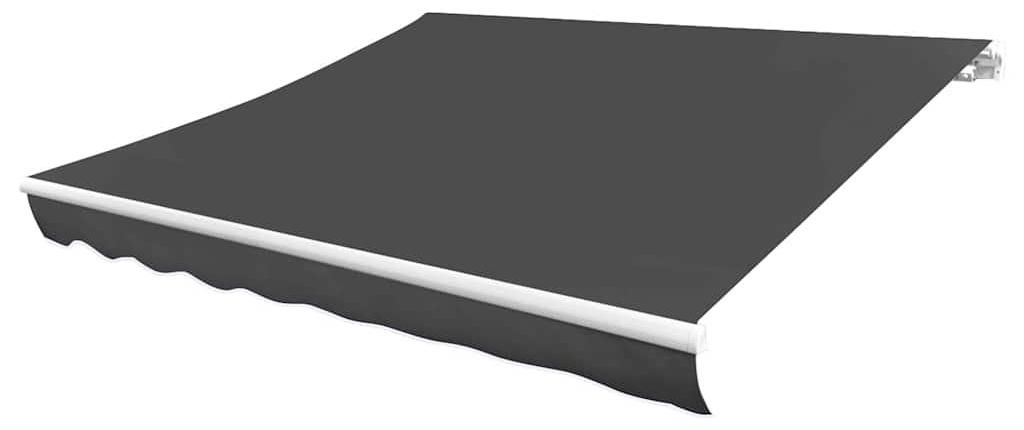 vidaXL Náhradný materiál na markízu, sivá farba, 280x245 Obrázok produktu 