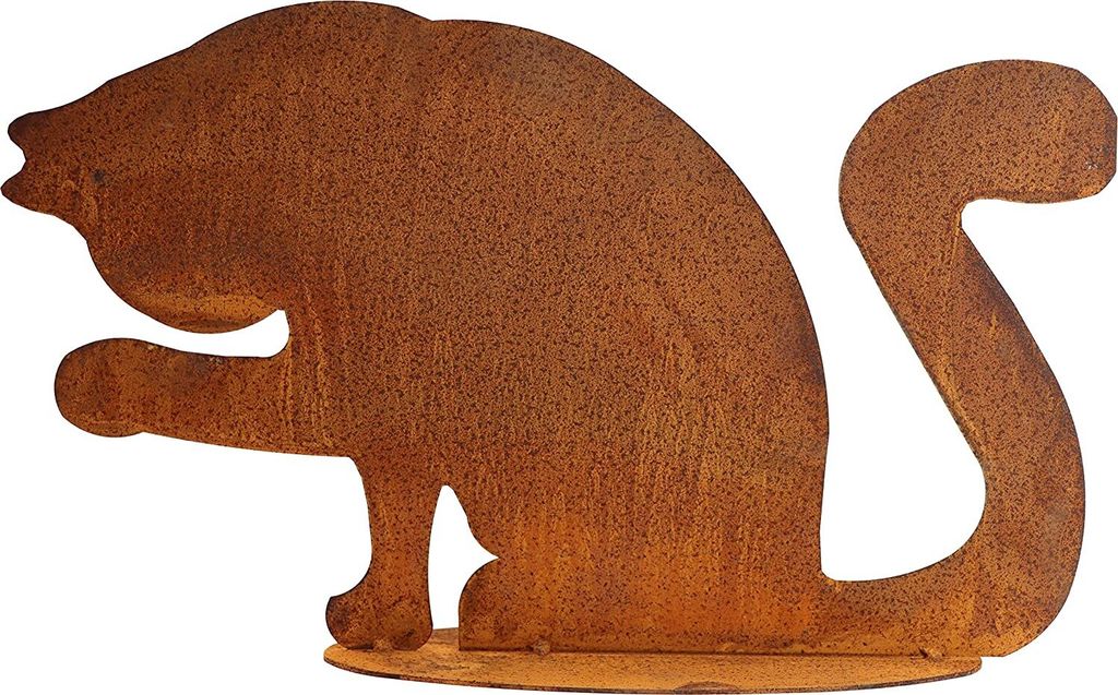 Rostikal Edelrost Gartendeko Vintage Katze 22 cm Rost Dekofigur Wohnzimmer