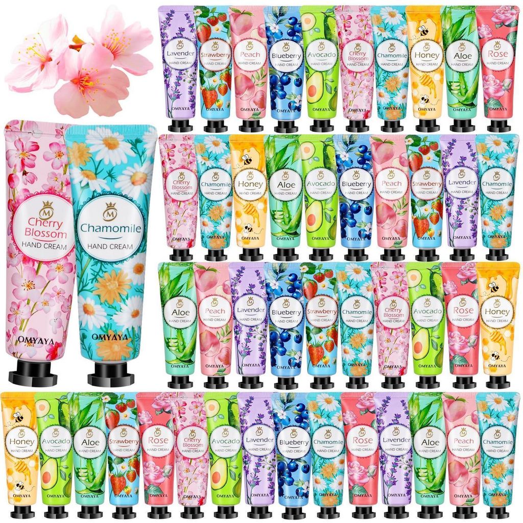 Set van 80 mini handcrèmes met 10 verschillende geuren, Productafbeelding 
