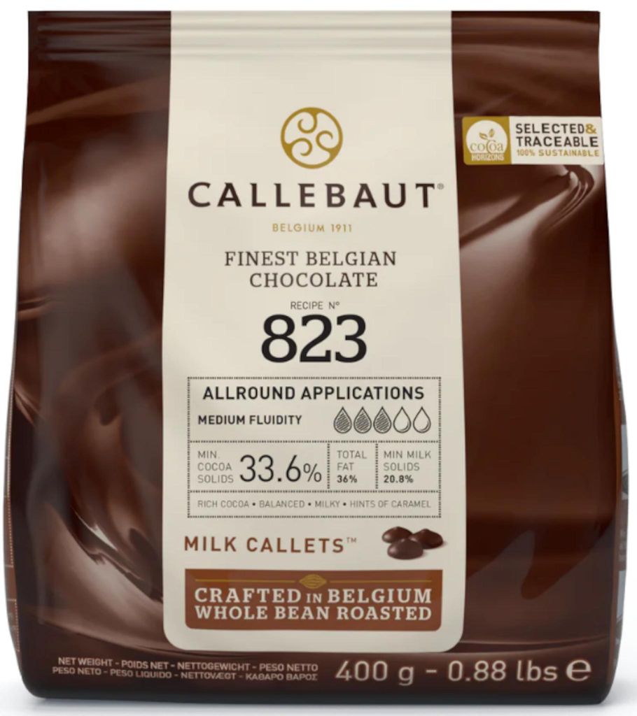 Čokoláda 823 mléčná 33,6% 0,4kg Obrázek produktu 