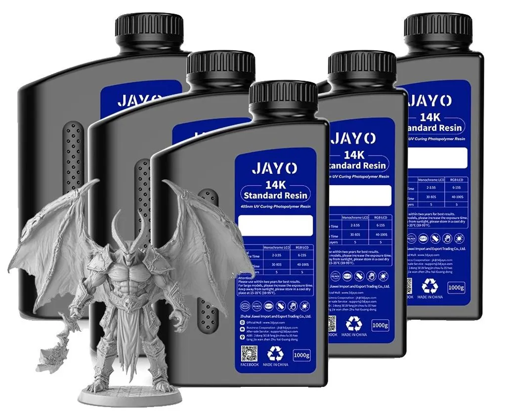 Résine 3D Grise 5KG pour Figurines et Prototypes Techniques 14K ST