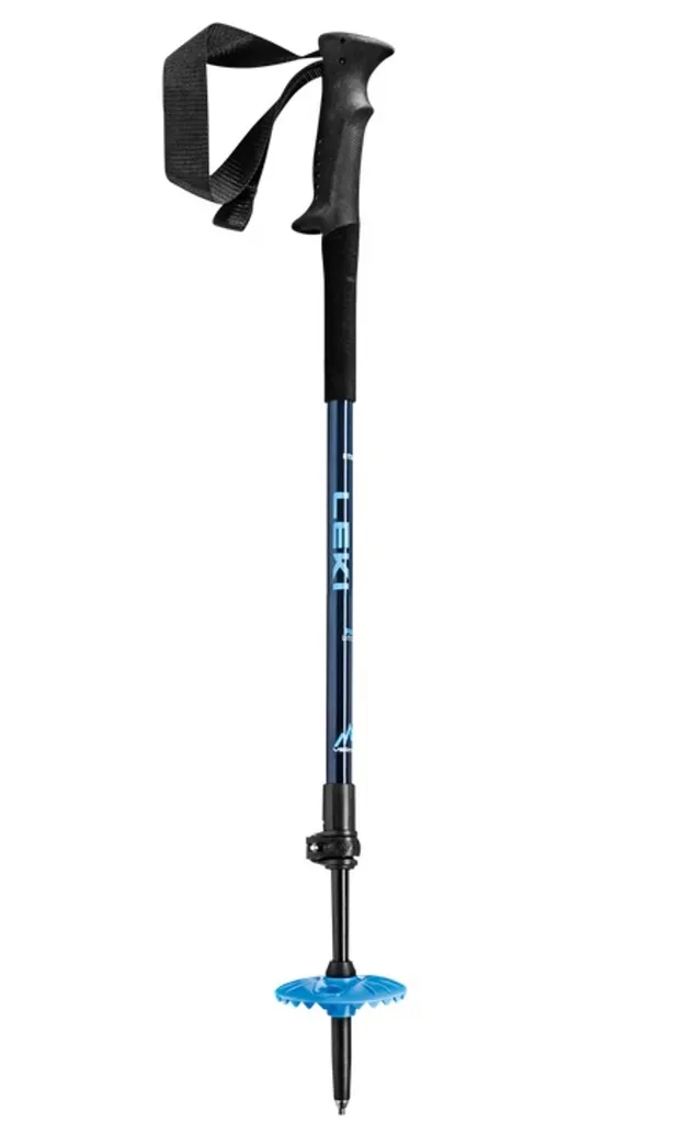 Leki Alpino Guide Lite Bâtons de Ski Junior Argent Réglables 90-120 cm