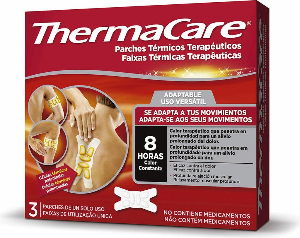 Thermacare Multi Porpose Muskel-Wärmepackungen 3 Einheiten Produktbild 