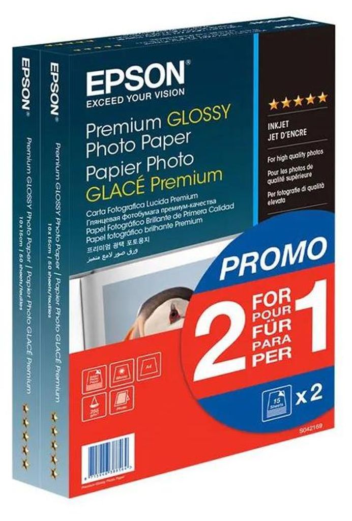 Epson Premium Glossy Photo Paper - 2 za 1, 100 x 150 mm, Obrázek produktu 
