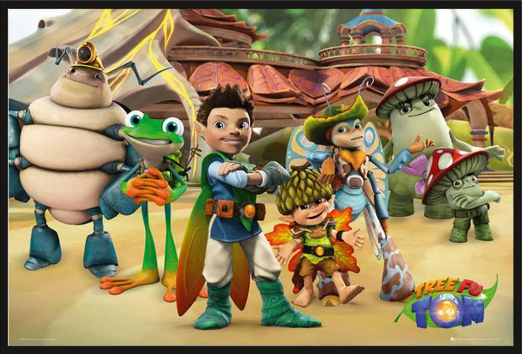 Poster Tree Fu Tom avec Cadre Interchangeable et Protection Acrylique