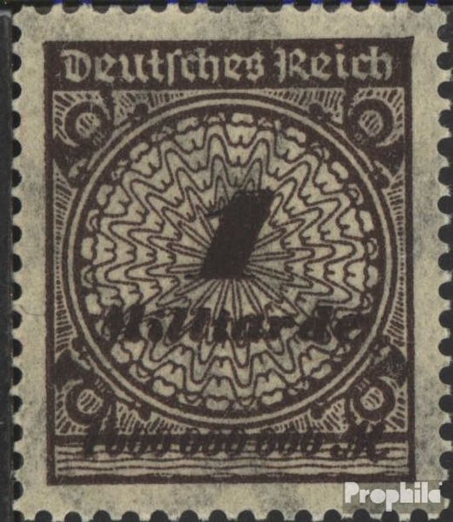 Briefmarken Deutsches Reich 1923 Mi 325A W b postfrisch Hochinflation