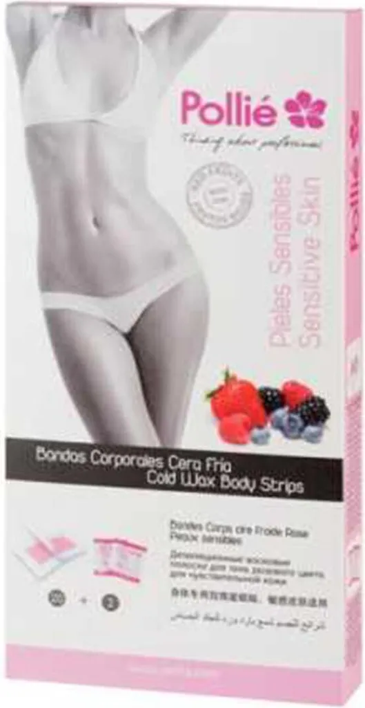 Eurostil Frutti Rossi Strisce di cera a freddo per pelli sensibili Confezione da 20 pezzi